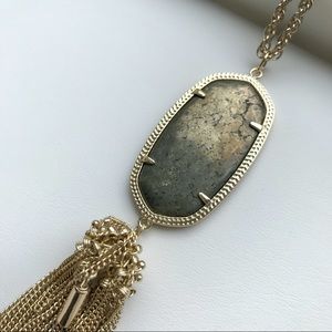 Kendra Scott Pyrite Rayne Necklace
